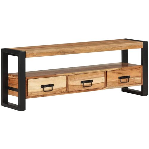 TV ormarić 120 x 30 x 45 cm od masivnog bagremovog drva Cene