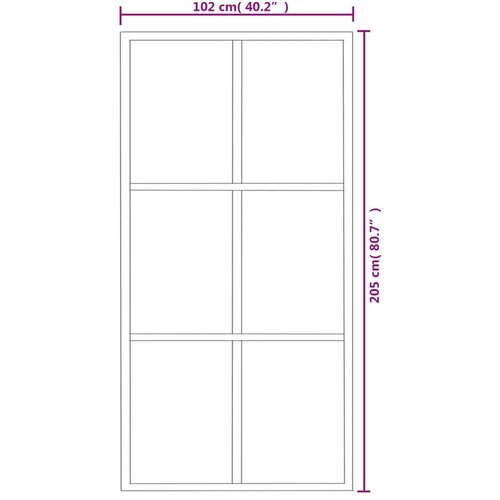 vidaXL Klizna vrata s priborom ESG staklo i aluminij 102 x 205 cm Cijene