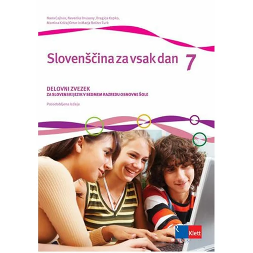  Slovenščina za vsak dan 7, delovni zvezek