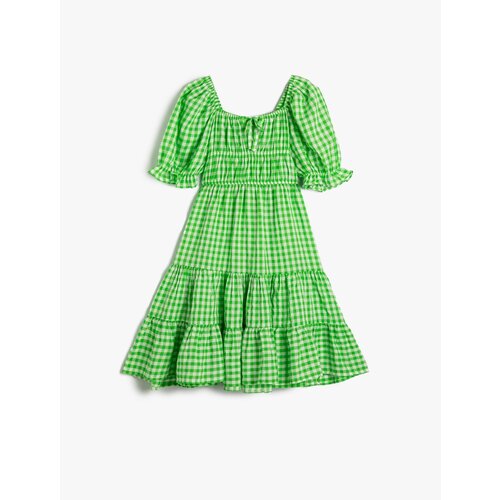 Koton Both Dress - Green - Ruffle Slike