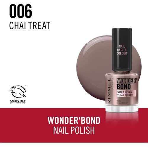 Rimmel London Wonder&amp;#039;Bond lak za nohte odtenek 12 ml Slike