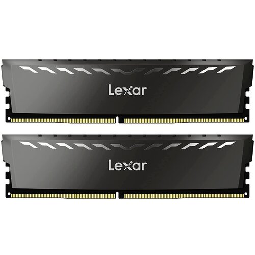 Lexar 8GB thor DDR4 3600 udimm xmp memory with white heatsink. dual pack ( LD4BU008G-R3600GDWG ) Slike