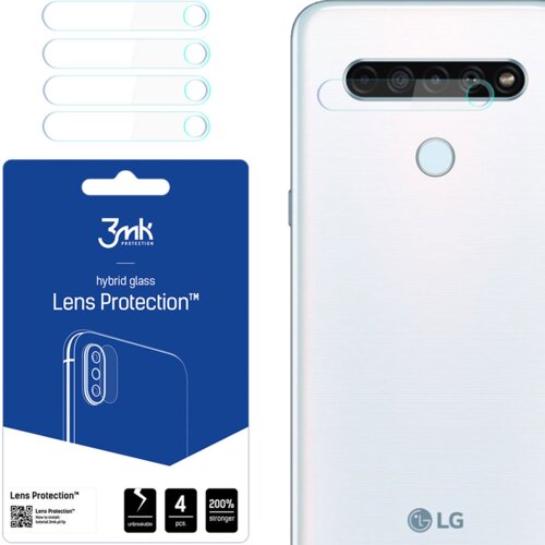 3mk ZA&amp;Scaron;ČITA ZA LEČE ZA LG Q61 KALJENO STEKLO, OVITEK, ETUI, (22000064) Slike