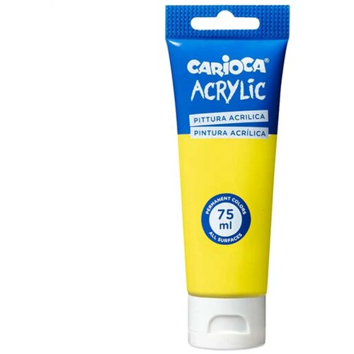Carioca Akrilna barva 75 ml v limonino rumeni barvi - Cene