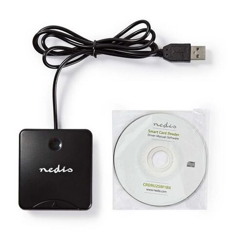 Nedis Čitač smart kartica i ličnih dokumenata CRDRU2SM1BK Cijene