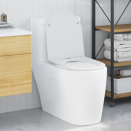  WC daska Bijelo 47 x 36 x 3,4 cm Duroplast Cene
