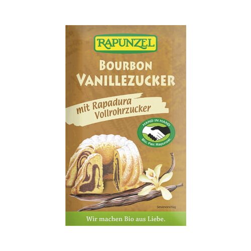 Rapunzel Bio burbonski vanilin sladkor z Rapaduro Slike