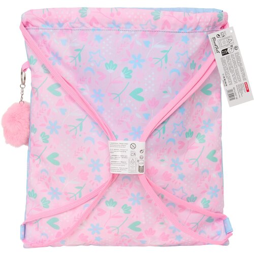  Torba-ruksak s Trakama BlackFit8 Smile Plava Roza 35 x 40 x 1 cm Slike