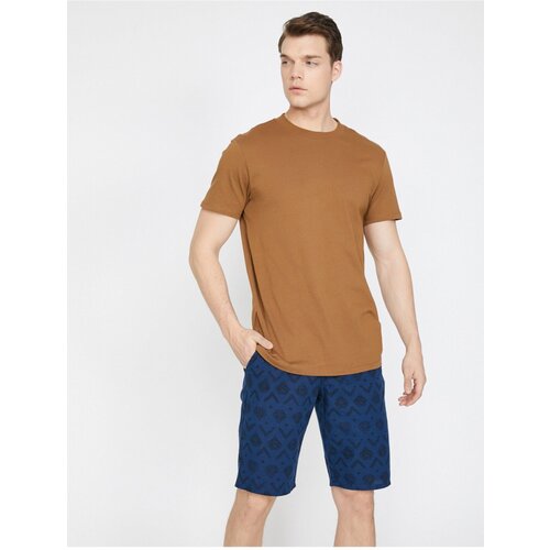 Koton Pocket Detailed, Geometric Pattern Slim Fit Shorts Cene