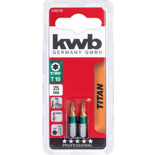 Einhell KWB TITAN nastavak za odvijač 25 mm / bit TORX T10, set 2/1 Cijene