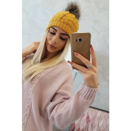 Kesi marka niezdefiniowana Cap K166 mustard