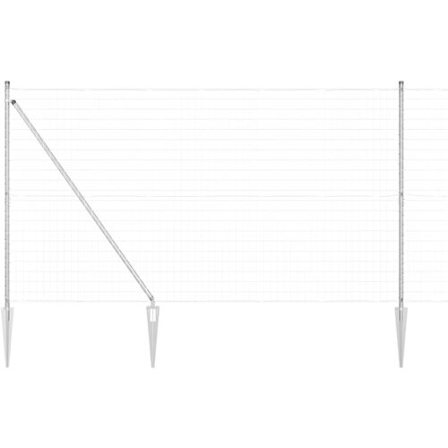 vidaXL Euro Ograde s 7 Spona 1.6x10 m Galvanizirani Čelik Cene