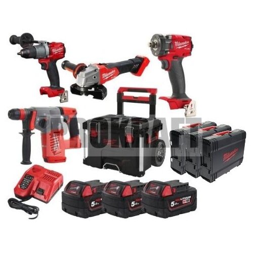 Milwaukee Akumulatorski set M18 FPP4A-503P Slike