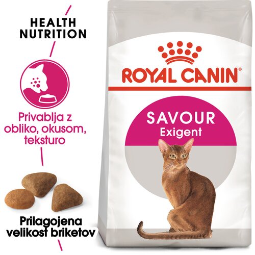 Royal Canin FHN Exigent Savour, potpuna i uravnotežena hrana za jako izbirljive odrasle mačke starije od godinu dana, 2 kg Slike