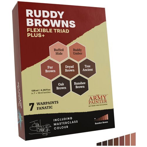 The Army Painter Warpaints Fanatic: Ruddy Browns Flexible Triad PLUS+ - 1 set Cijene