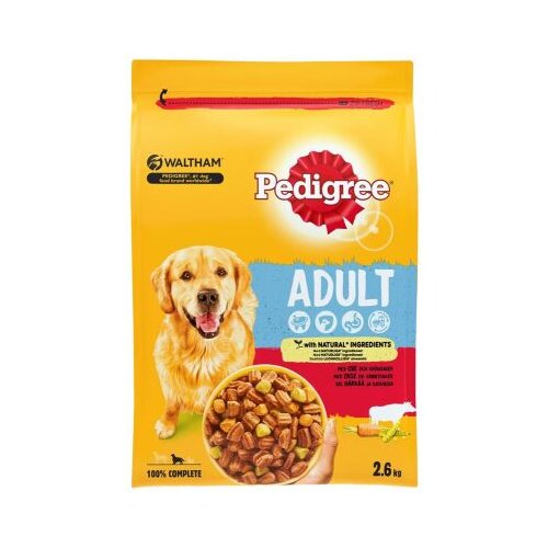 Pedigree dog Adult All Briketi Govedina&Povrće 2.6 KG Cene