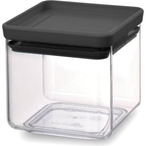 Brabantia Četvrtaste posude za zalihe koje se mogu slagati, Tasty+, dark grey - 0,7 L Cijene