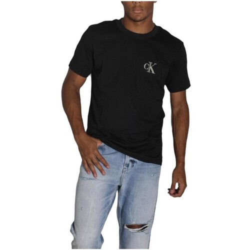 Calvin Klein Jeans Majice s kratkimi rokavi - Črna Slike