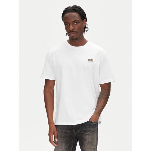 Just Cavalli Majica 78OAHE11 Bela Regular Fit Slike