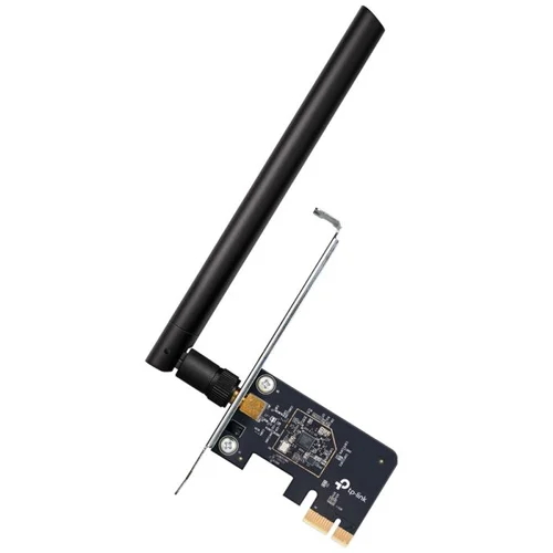 Tp-link Archer T2E AC600 Dual Band Wi-Fi PCI Express Adapter, 433 Mbps at 5 GHz + 200 Mbps at 2.4 GHz, 1× High Gain External Ant