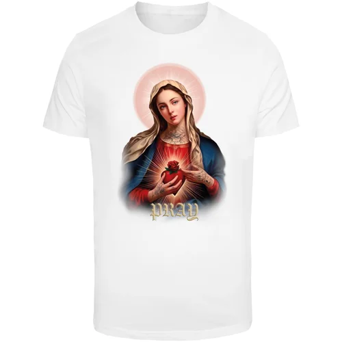 Mister Tee Men's T-shirt Pray Mary white