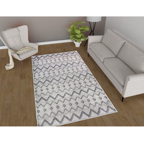 Vitaus Siva periva staza 80x200 cm Zig Zag &amp;ndash; Slike