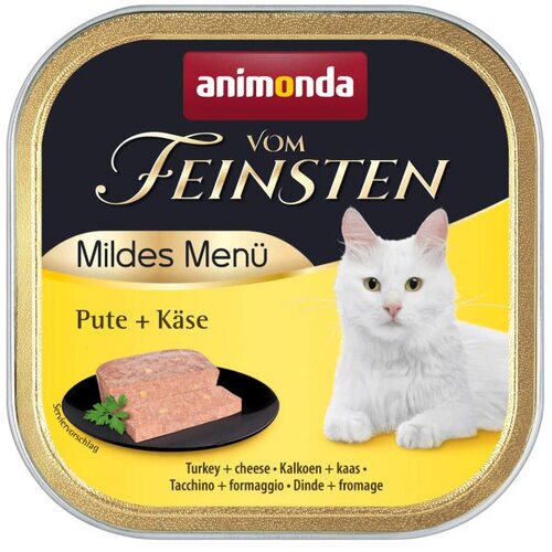 Animonda Vom Feinstein Vom Feinsten Adult Sterilizirana Mačka Puretina i Sir, 100 g Slike