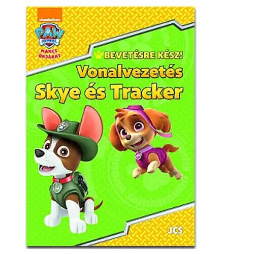 JCS Media Paw Patrol: Vođenje crta - Skye i Tracker radna bilježnica outlet Cene