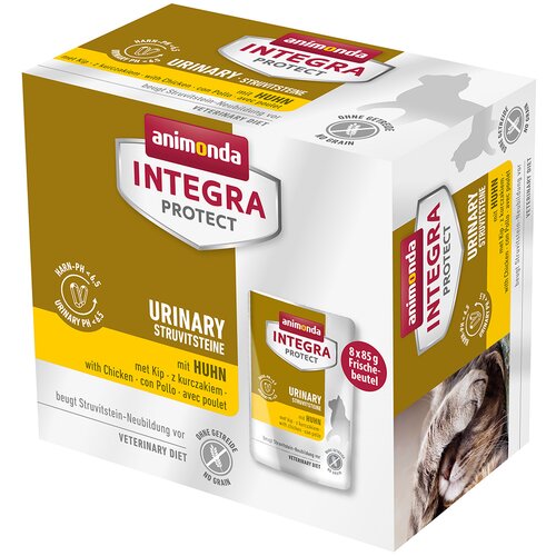 Animonda Integra Protect Adult Urinary struvitni kamenci 8 x 85 g - Piletina Slike