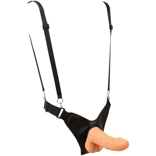 Realistixxx Real Strap-On Hollow Soft Silicone &amp;amp; Firm Inner Sleeve Skin Slike