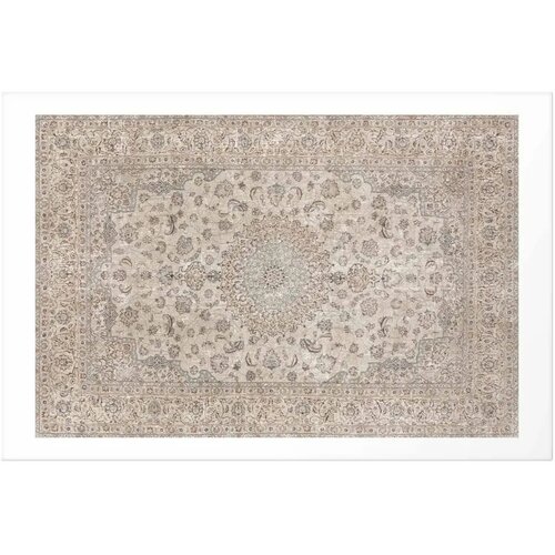  Plakat - Sand Carpet - Worn Persian Rug with Rich Ornamental Motifs 30x21 Bez okvira s margom Slike
