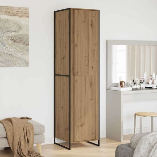  Ormar s pohranom 2 pcs Umjetnička hrastovina 50 x 50 x 200 cm Cijene