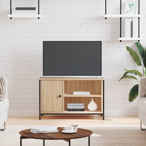 vidaXL TV omarica sonoma hrast 80x40x50 cm inženirski les Cene