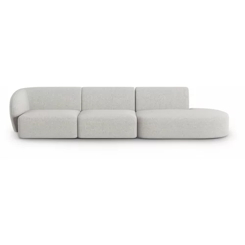 Micadoni Home Svijetlo siva sofa 302 cm Shane –