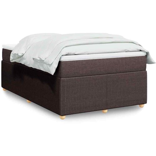  Krevet box spring s madracem tamnosmeđi 120 x 190 cm od tkanine Cijene