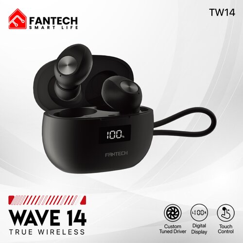 Fantech bluetooth slu&amp;scaron;alice wave 14 crne Slike