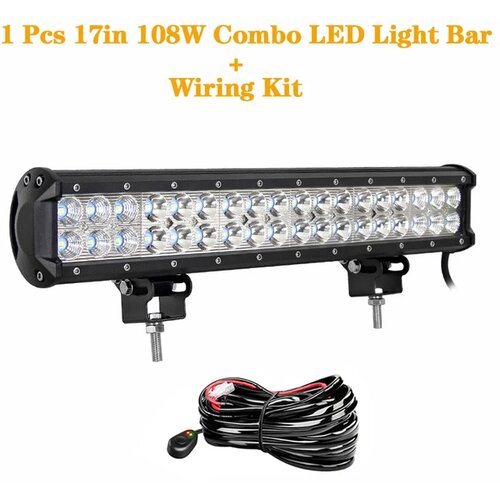 Auxtings LED svetlobna barva, Offroad SUV ATV, različne velikosti, 1x108w s kompletom žic, (5000156847) Slike