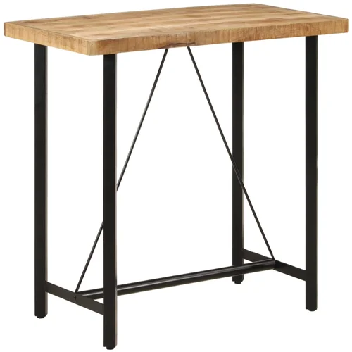 vidaXL Barski stol 110 x 55 x 107 cm masivno drvo manga i željezo