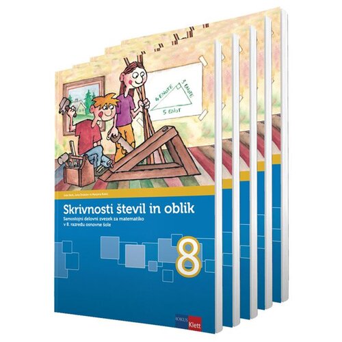  SKRIVNOSTI ŠTEVIL IN OBLIK 8, samostojni delovni zvezek v petih delih za matematiko v 8. razredu osn Cene