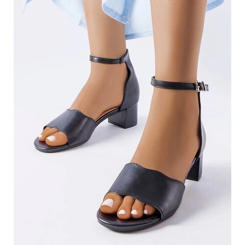 D/CEO Black sandals on a block heel Millo Slike