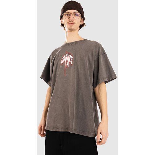 Empyre Leave Me Alone Boxy T-shirt vintage grey Slike