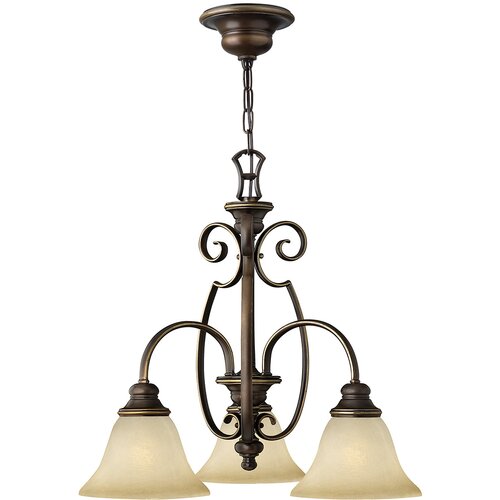 Elstead Lighting Elstead Cello Večkraki lestenec, 3 luči, antično bronasta površina, E27, (22099591) Cene