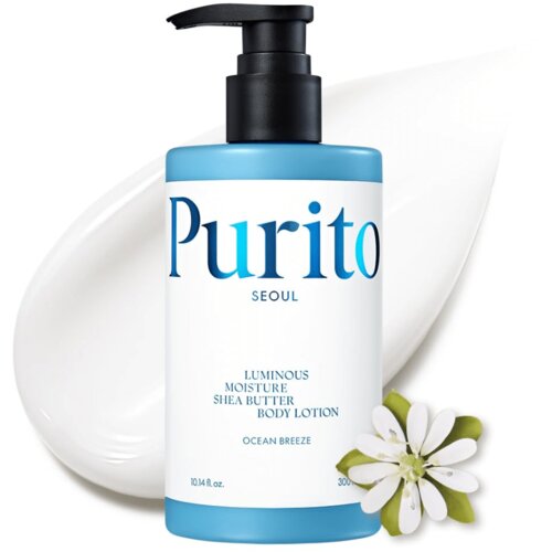 PURITO SEOUL Losion za telo Luminous Moisture Shea Butter Body Lotion Ocean Breeze, 300 ml Slike