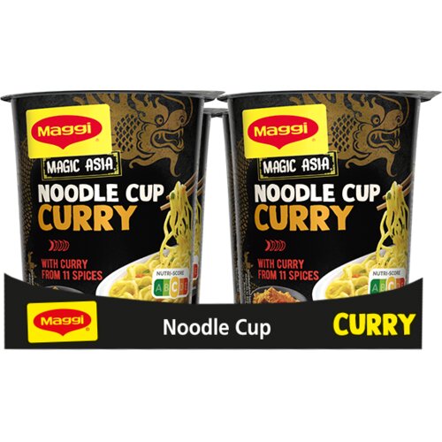 Maggi Magic Asia Noodles, instant rezanci s curry začinima u čaši 63g / 8 komada / XXL pakiranje Cene