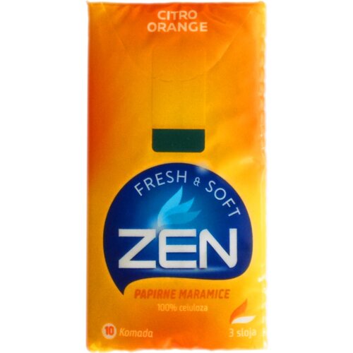Zen Papirne maramice Citro orange, Troslojne Slike