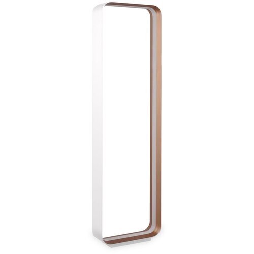 CINQUE Bela LED stoječa svetilka z glasovnim upravljanjem s pomočjo mobilne aplikacije s kovinskim senčilom (višina 109 cm) Cizione – Cene