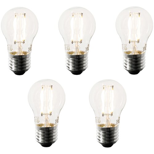 LUEDD Komplet 5 Smart E27 zatemnitev v Kelvin LED svetilka P45 4,5W 470 lm 1800-4000K Cene