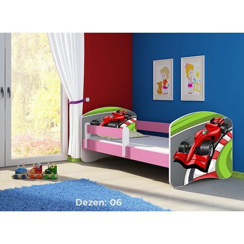 ACMA dečiji krevet ii 160x80 + du&amp;scaron;ek 6 cm PINK6 Slike