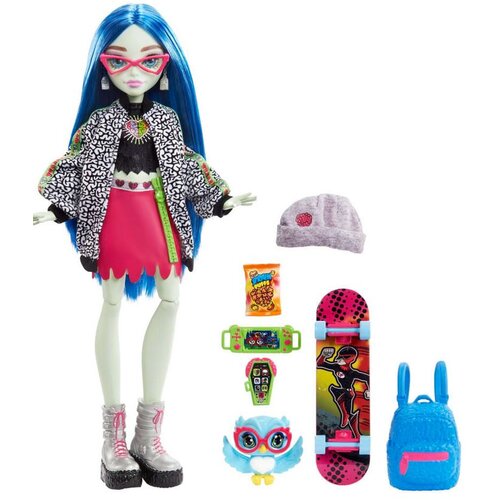 Monster High Mattel : Lutka Ghoulia Yelps z lutko in pripomočki Sir Hoots (HHK58), (22103139) Cene