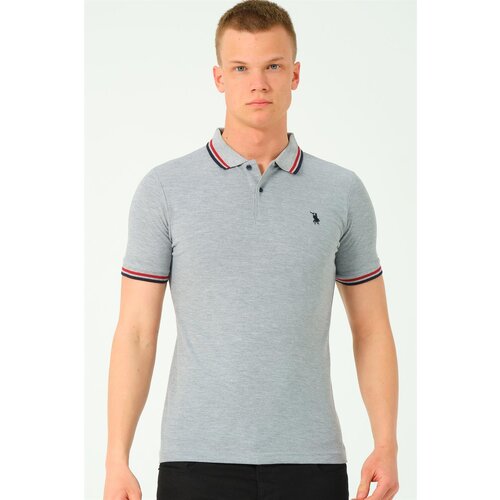Dewberry T8594 MEN&amp;#039;S T-SHIRT-GREY-2 Slike